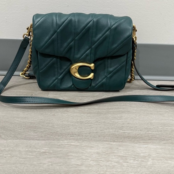 Coach Bag Times Square Quilted Tabby in Forest Green - Picture 4 of 13